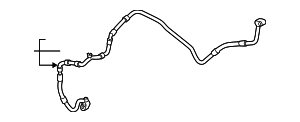 A/C Refrigerant Suction Hose - Volkswagen (1K0-820-743-BR)