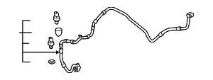 AC Hose - Volkswagen (1K0-820-741-BE)