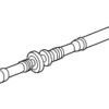 Drive Shaft - Volkswagen (7P0-521-102-S)